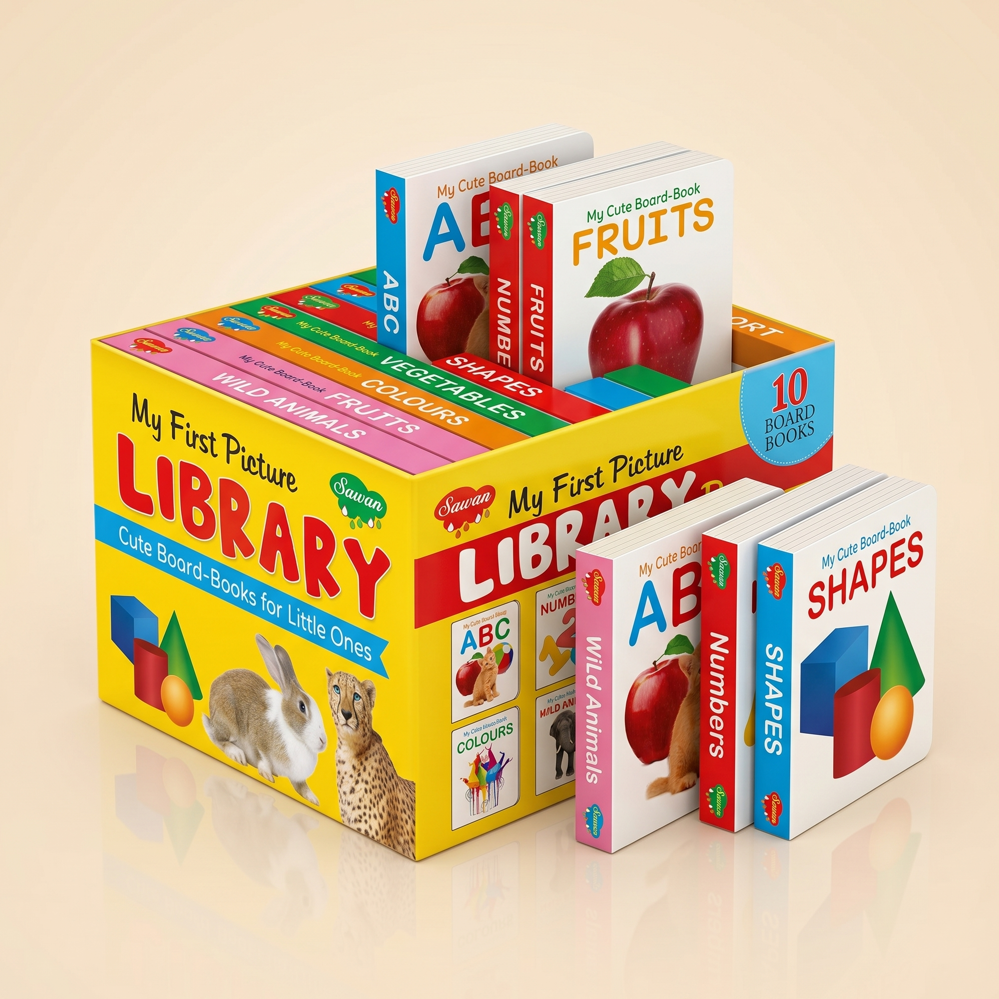 My First Picture Library – 10 Board Books Box